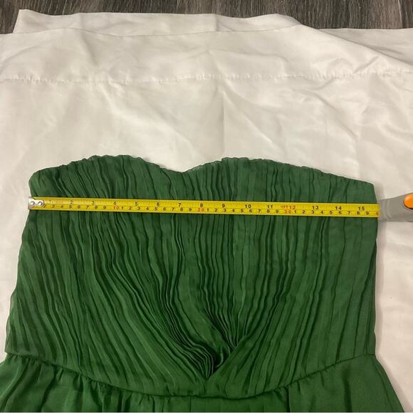 The Limited Green Strapless Midi Dress 12 NEW  Xmas Prom Wedding Rush Fairycore - Picture 6 of 12